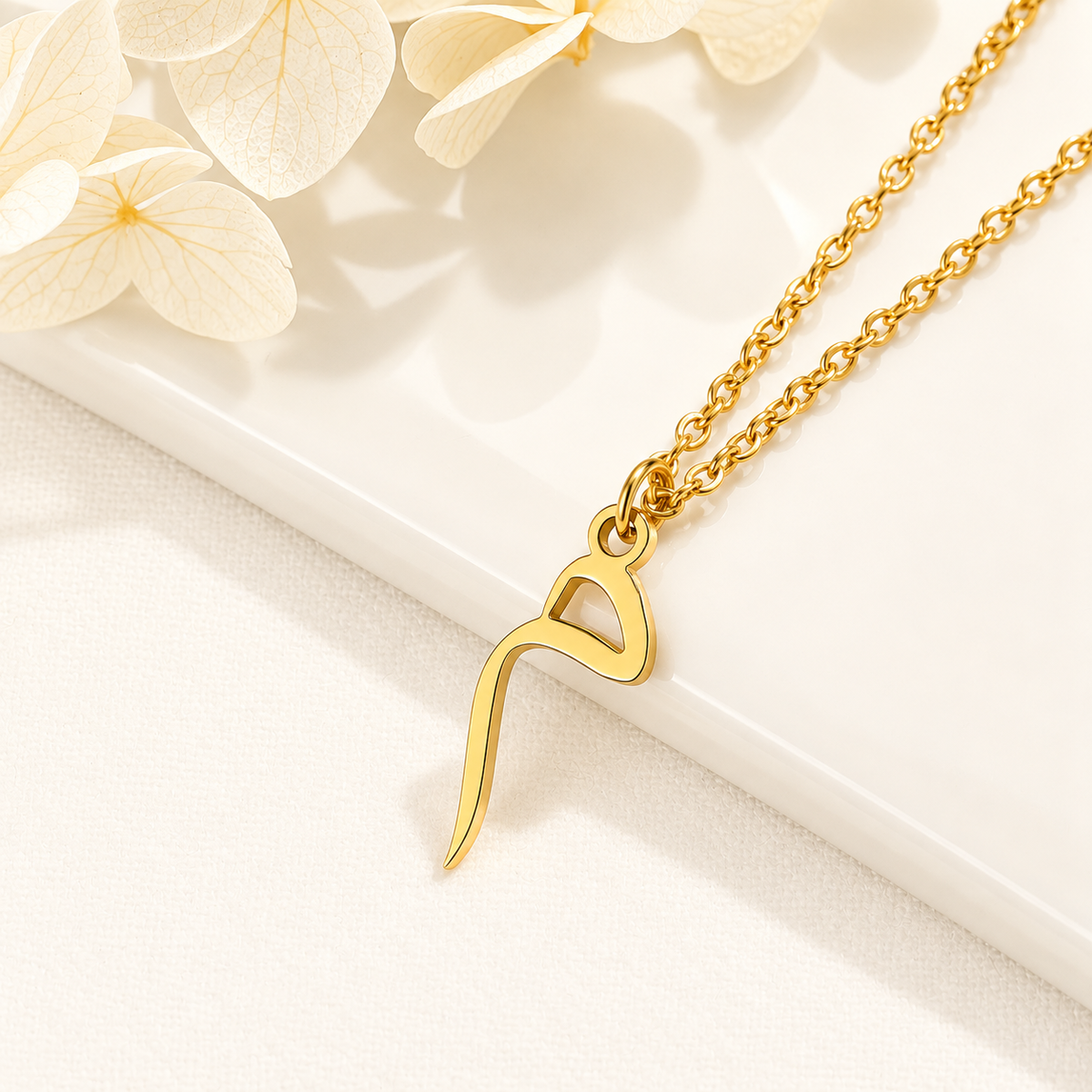 Arabic Initial Necklace