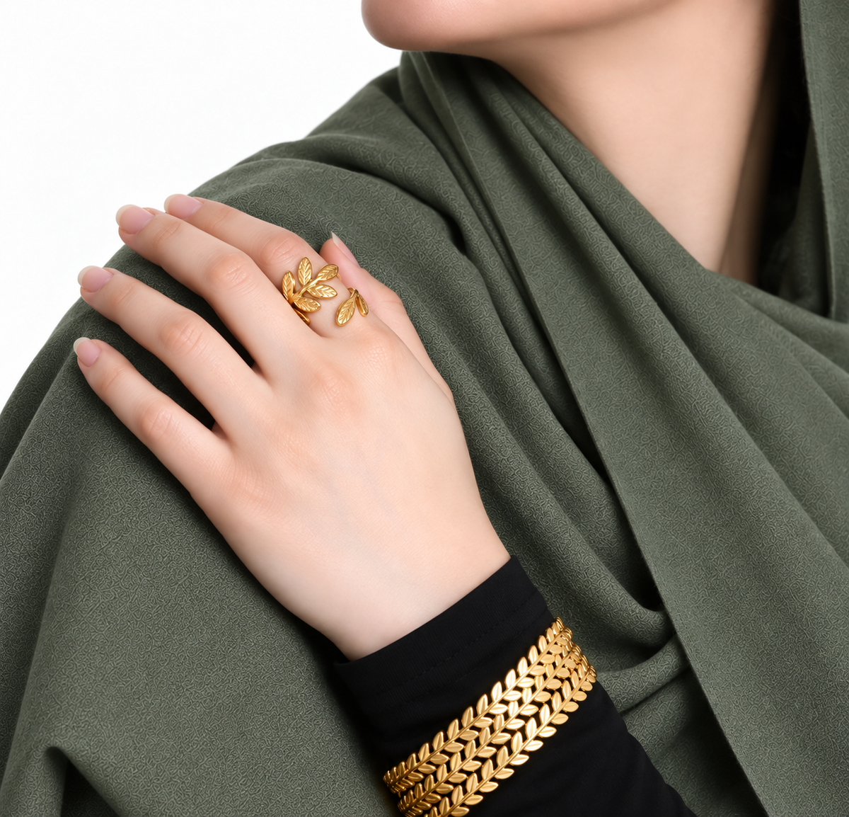 Olive Leaf Ring