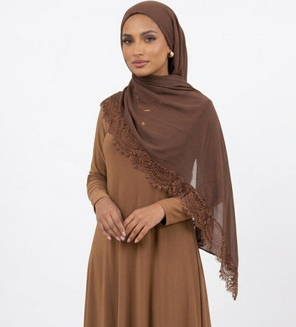 INAYA-Lace Modal Hijab