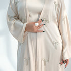 Aimah Crystal Bow Abaya Set