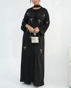 Aimah Crystal Bow Abaya Set