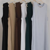 Satin Sleeveless Abaya Inner