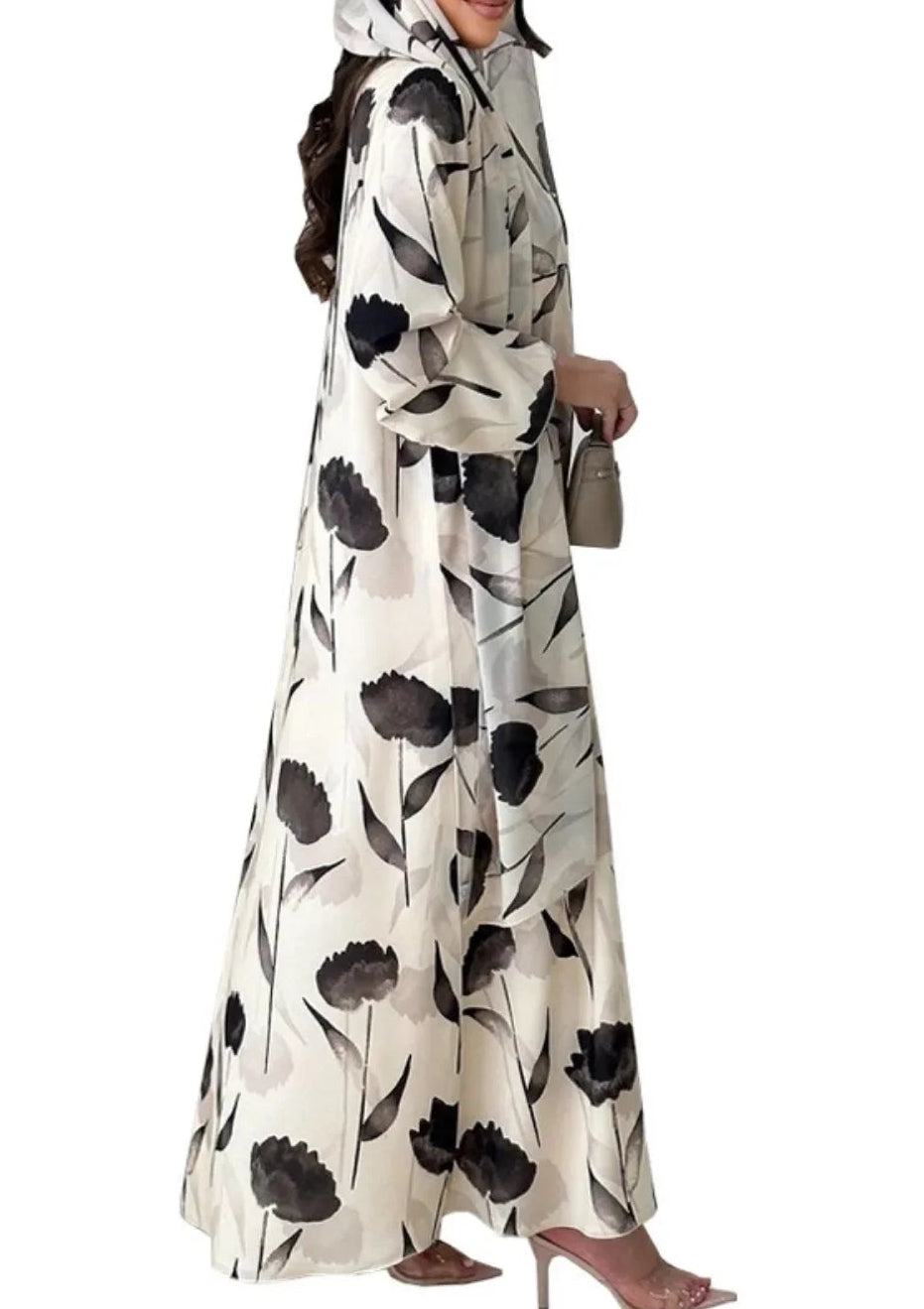Resham Chiffon Abaya & Hijab