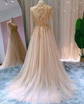 Amani Beaded Tulle Gown