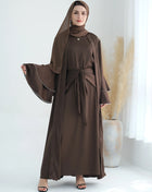 Humera Satin Abaya Set