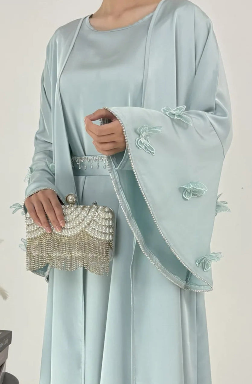 Nazia Beaded Abaya Set
