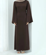 Eliana Satin Bell Sleeve Dress