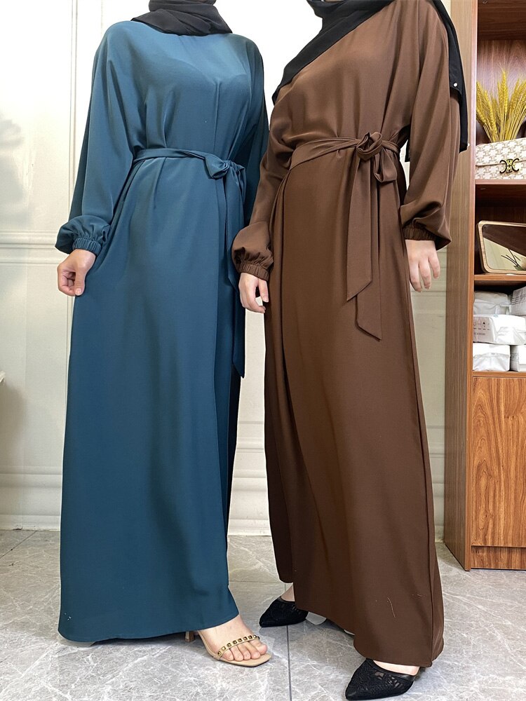 Casual abaya with pockets