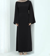 Eliana Satin Bell Sleeve Dress