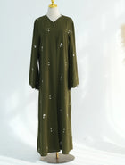 Madiha Floral Abaya & Hijab