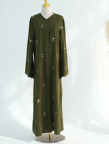 Madiha Floral Abaya & Hijab