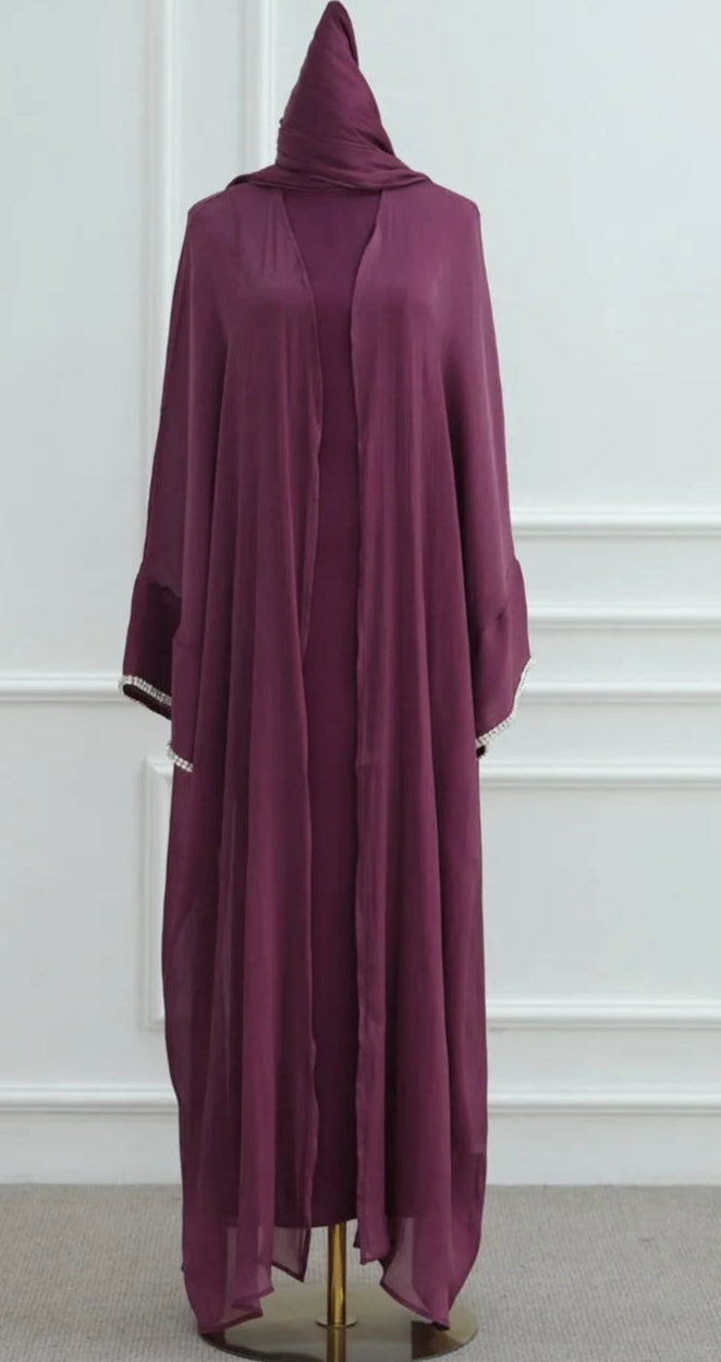 Sehra Organza Abaya Set