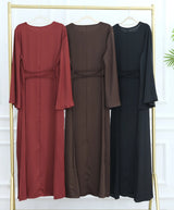 Eliana Satin Bell Sleeve Dress