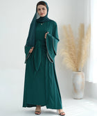 Humera Satin Abaya Set