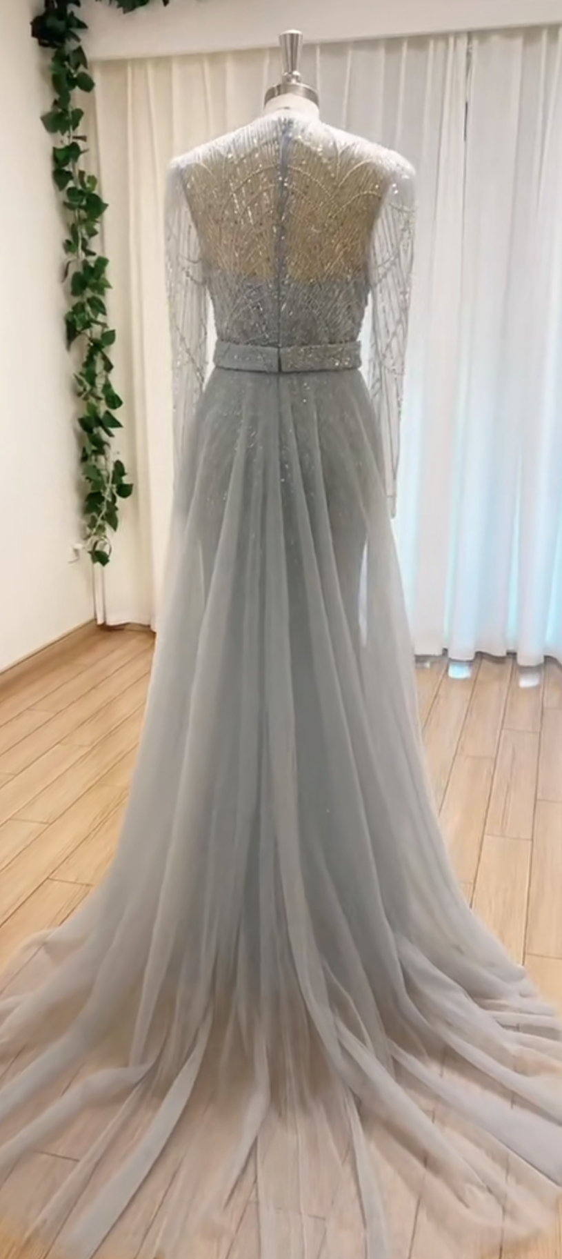 Aarya Pearl Beaded Gown