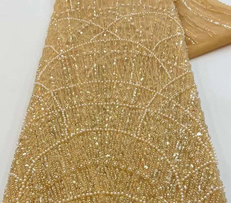 Naema Beaded Cape Dress