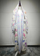 Saima Floral Abaya & Hijab