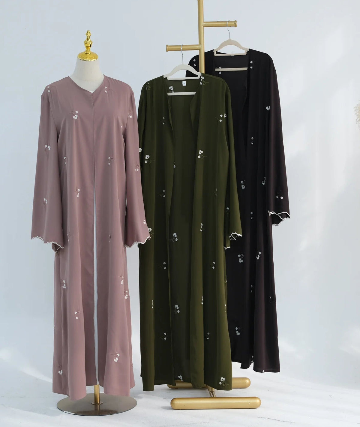 Madiha Floral Abaya & Hijab