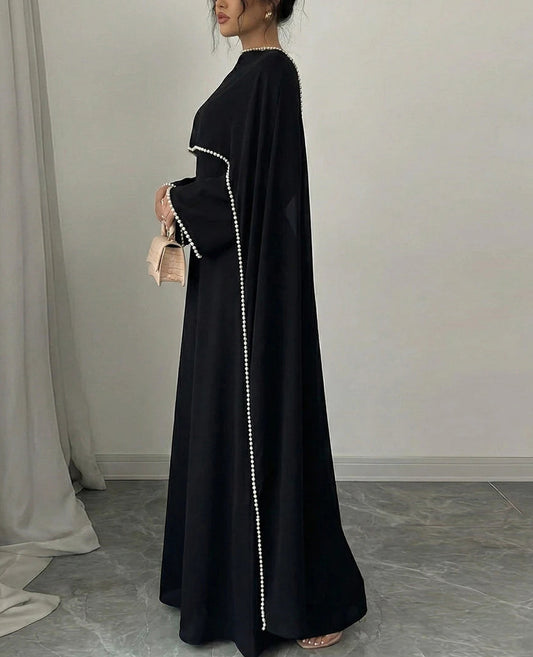 Yazira Pearl Cape Dress