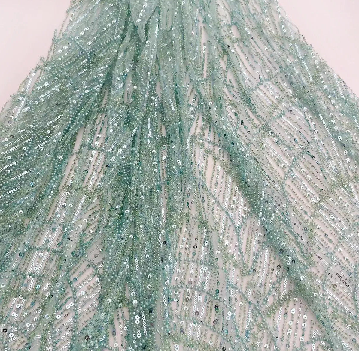 Naema Beaded Cape Dress