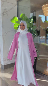 Zaleri Floral Abaya Set