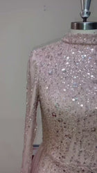 Amayra Mermaid Gown-Dusty Pink
