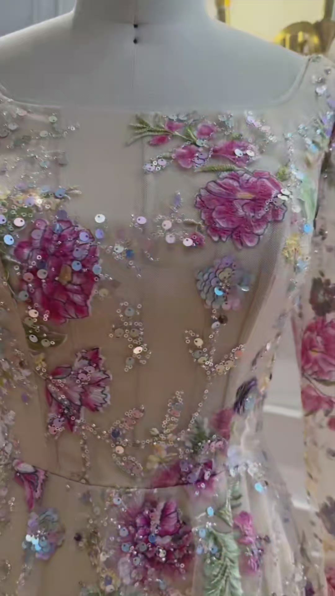 Zahrah Floral Gown