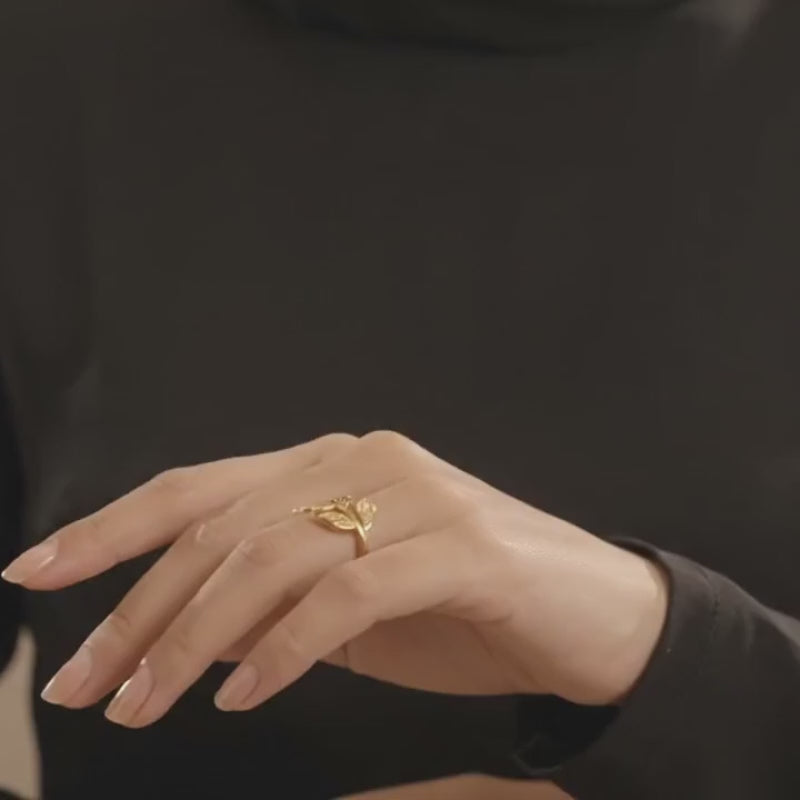 Olive Leaf Ring