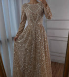 Aarya Beaded Flare Gown
