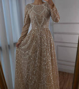 Aarya Beaded Flare Gown