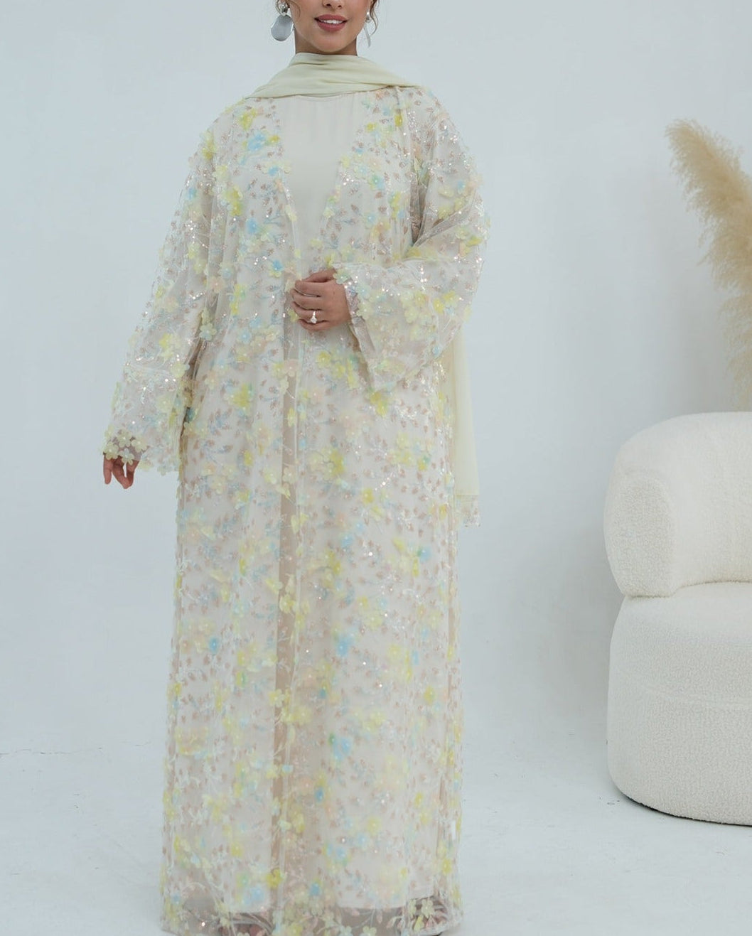 Sehra Bloom Abaya Set