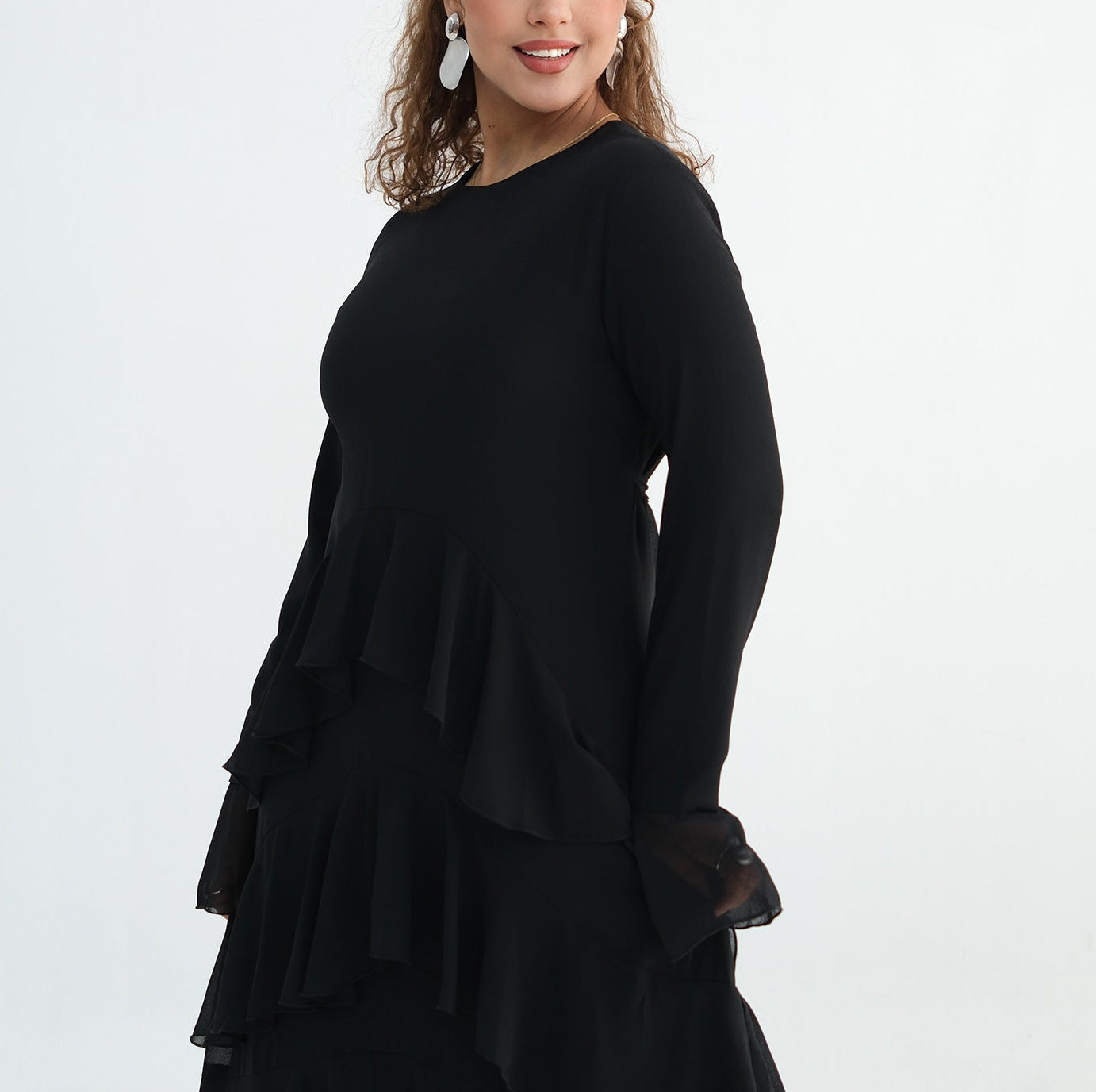 Tiered Ruffle Maxi Dress