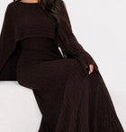 Zariyab Knitted Maxi Dress