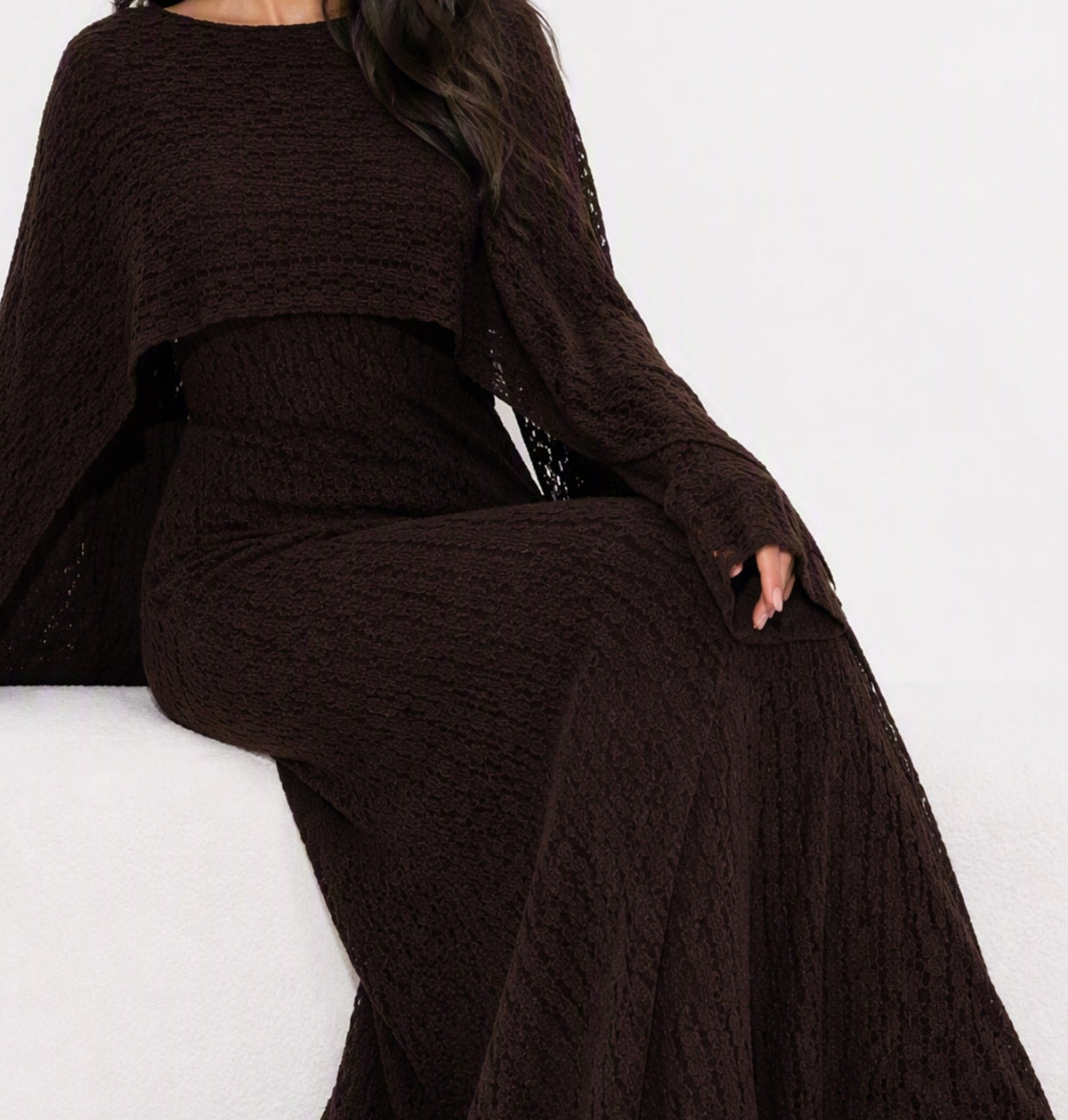 Zariyab Knitted Maxi Dress