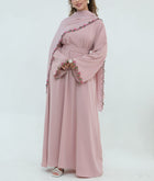 Nazema Floral Lace Abaya & Hijab