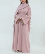 Nazema Floral Lace Abaya & Hijab