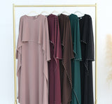 Zamina Pearl Dress-Nida Material
