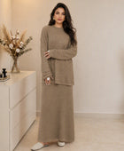 Amber Cardigan & Skirt Set