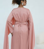 Zamina Pearl Dress- Satin Material