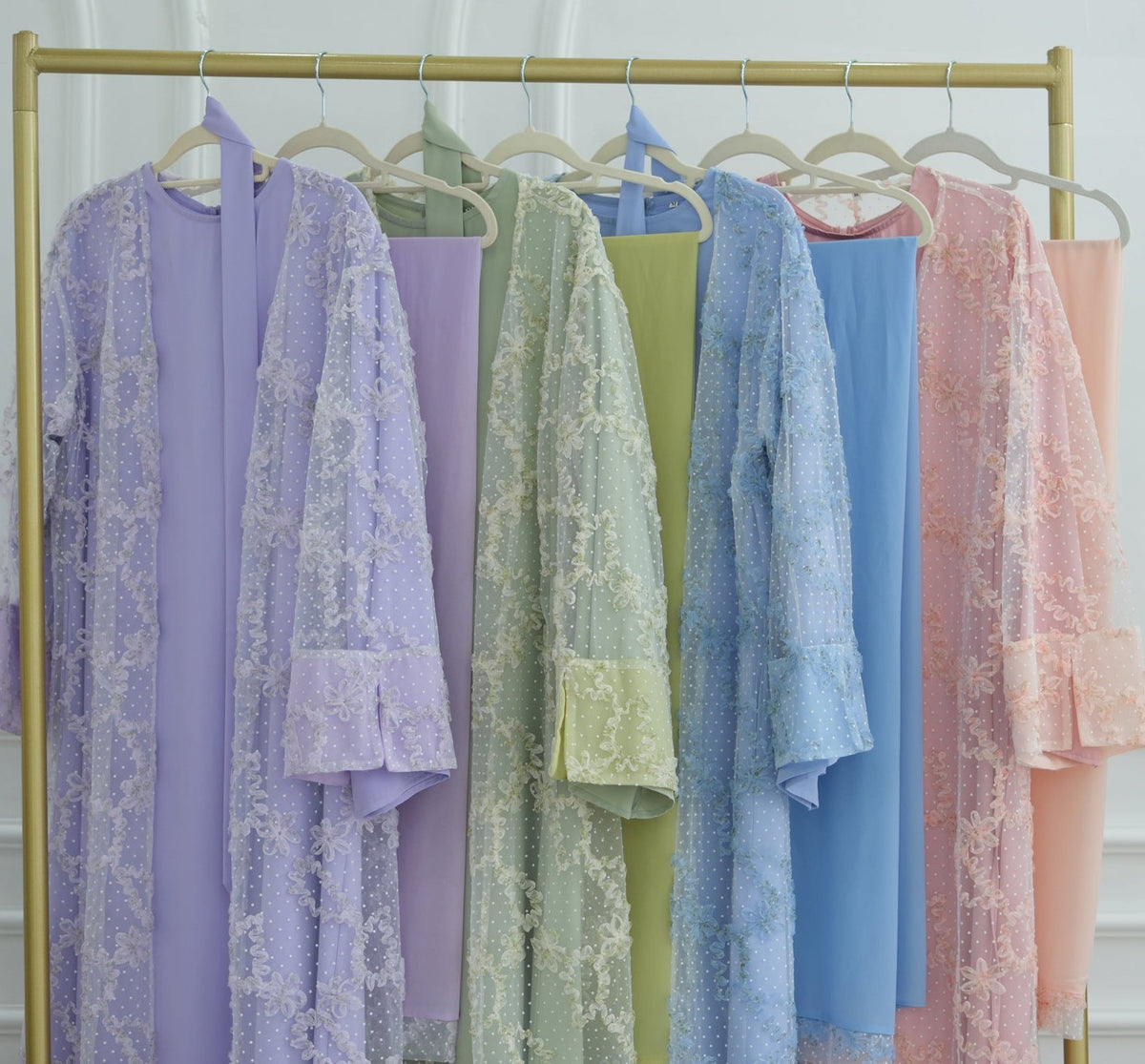Haya Lace Abaya Set