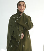 Madiha Floral Abaya & Hijab