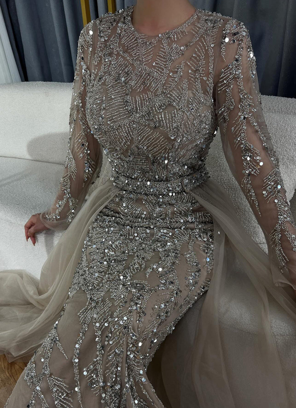 Zunara Beaded Gown