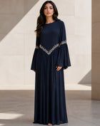 Zarmina Beaded Chiffon Dress