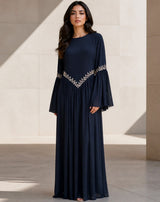 Zarmina Beaded Chiffon Dress
