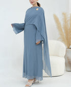 Elara Pleated Maxi Dress