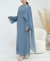 Elara Pleated Maxi Dress