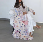 Saima Floral Abaya & Hijab