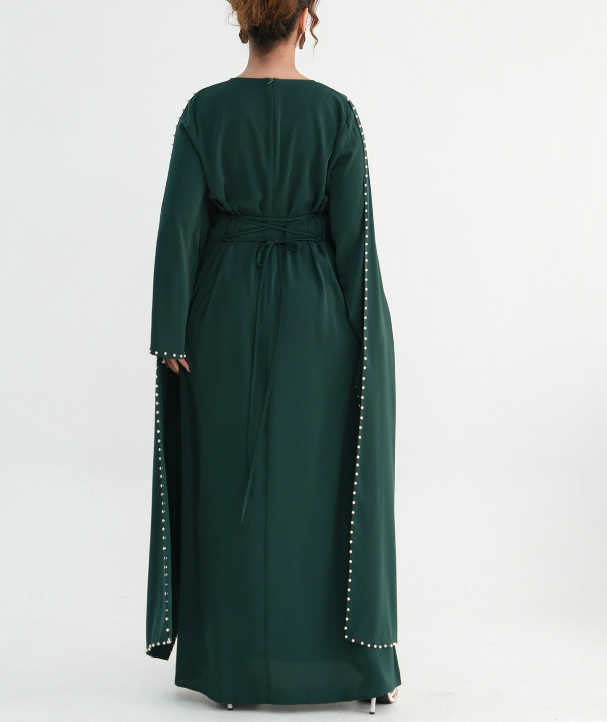Zamina Pearl Dress-Nida Material