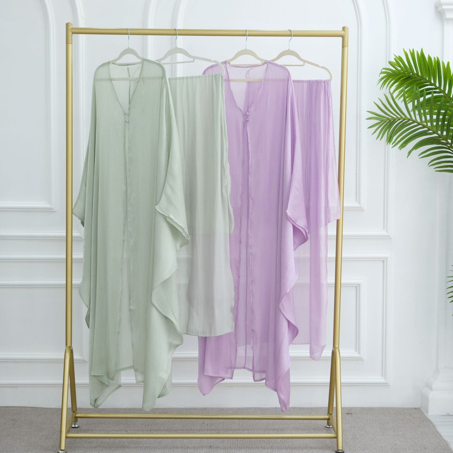 Samiha Organza Abaya Set