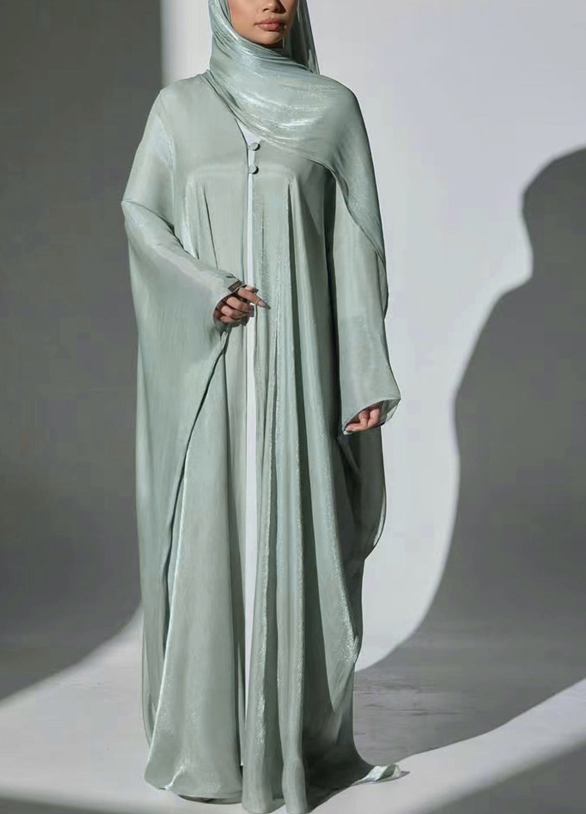 Samiha Organza Abaya Set